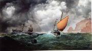 unknow artist Seascape, boats, ships and warships. 129 Sweden oil painting artist